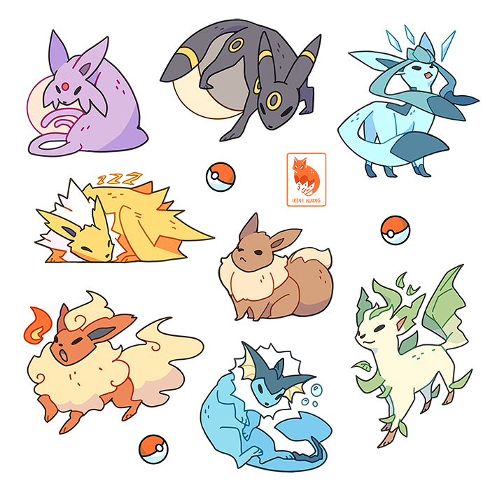 Pokemon Sticker Sheet